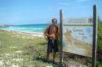 Caminhada entre várias praias, em Middle Caicos Caminhada entre várias praias, em Middle Caicos