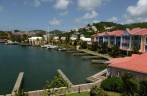 Casas na marina de Rodney Bay, norte de Santa Lúcia Casas na marina de Rodney Bay, norte de Santa Lúcia