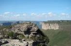 Chapada vista do alto do Pai Inácio, próximo à Lençóis, na Chapada Diamantina - BA