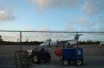 Chegando cedinho no aeroporto internacional de Eleuthera