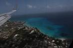 Chegando à Barbados, no Caribe