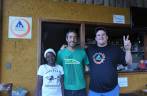 Com a Lelé e o Gustavo, que nos receberam tão bem no Eco Hostel do Tabuleiro - MG