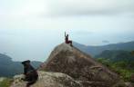 Com o Dog, no alto do Pico do Papagaio, na Ilha Grande - RJ
