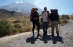 Com o José, nosso guia no trekking do vulcão El Mistí, em Arequipa - Peru