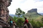 Com o Lúcio, no alto do Morro do Castelo, no Vale do Pati, na Chapada Diamantina - BA