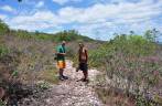 Com o Lúcio na trilha para o Lapão, em Lençóis, na Chapada Diamantina - BA
