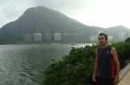 Correndo na Lagoa Rodrigo de Freitas, no Rio de Janeiro - RJ