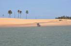Dunas de areia na Foz do Rio São Francisco, divisa entre os estados de Alagoas e Sergipe (município de Piaçabuçu - AL)