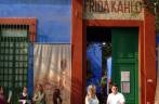 Entrada do museu Frida Kahlo, onde a artista viveu com Diego Rivera, em Coyoacán, bairro de Cidade do México