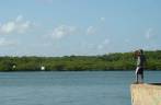 Esperando a balsa em Porto de Pedras - AL