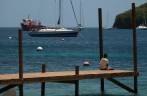 Esperando a vida passar... (em Bequia, em São Vicente e Granadinas, no sul do Caribe)