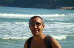 Feliz da vida na Praia Brava da Almada em Ubatuba - SP