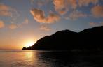 Fim de tarde em Soufriere, no sul de Santa Lúcia, no Caribe Fim de tarde em Soufriere, no sul de Santa Lúcia, no Caribe