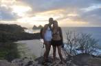 Fim de tarde no mirante do Boldró, em Fernando de Noronha - PE Fim de tarde no mirante do Boldró, em Fernando de Noronha - PE