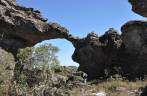 Formações rochosas no alto da Serra das Broas em Carrancas - MG