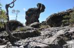 Formações rochosas no alto da Serra das Broas em Carrancas - MG