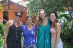 Foto de despedida das amigas, em Trancoso - BA