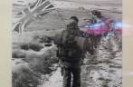 Foto de soldados ingleses durante a guerra, em museu histórico de Port Stanley, a capital de Falkland