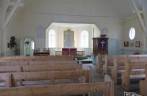 Interior da igreja norueguesa em Grytviken, na Geórgia do Sul Interior da igreja norueguesa em Grytviken, na Geórgia do Sul