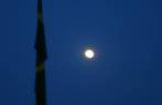 Luar na bandeira do Brasil, no Forte de Copacabana, no Rio de Janeiro - RJ