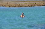 Mergulhando na piscina natural na Quarta Praia, em Morro de São Paulo - BA