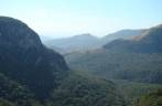 Montanhas no entorno do Salto São Francisco, em Prudentópolis - PR Montanhas no entorno do Salto São Francisco, em Prudentópolis - PR