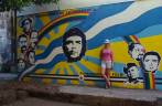 Mural no Museu dos Revolucionários, em León, na Nicarágua Mural no Museu dos Revolucionários, em León, na Nicarágua