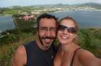 No alto de Pigeon Island, parque próximo à Rodney Bay, norte de Santa Lúcia No alto de Pigeon Island, parque próximo à Rodney Bay, norte de Santa Lúcia