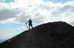 No cume do Cerro Negro, pronto para a descida de prancha! (próximo à León, na Nicarágua) No cume do Cerro Negro, pronto para a descida de prancha! (próximo à León, na Nicarágua)