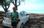 Nosso carro alugado nas Caicos Nosso carro alugado nas Caicos