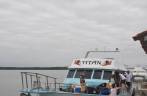 O barco Titan, que nos levará à Abrolhos, em Caravelas - BA