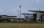 O estádio de Cricket de Antígua, o esporte mais popular do país