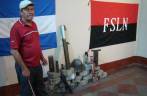 O Frank, nosso guia ex-guerrileiro no Museu dos Revolucionários, em León, na Nicarágua O Frank, nosso guia ex-guerrileiro no Museu dos Revolucionários, em León, na Nicarágua