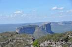 O inconfundível visual da Chapada Diamantina vista do alto do Morro do Pai Inácio, próximo à Lençóis - BA