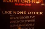 O mais famoso e antigo rum de Barbados e do mundo, na destilaria Mount Gay, na capital Bridgetown