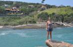 O mar azul da praia da Ferradurinha, em Búzios - RJ O mar azul da praia da Ferradurinha, em Búzios - RJ