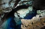 O Poço Azul, próximo à Andaraí, na Chapada Diamantina - BA