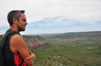 Observando o canyon no P.N da Serra do Catimbau, próximo à Buique - PE
