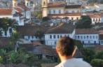Observando o centro histórico de Mariana - MG