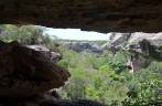 Paisagem da Toca do Catitu II, na Serra da Capivara, próximo à São Raimundo Nonato - PI