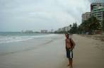Passeando na praia de Isla Verde, em San Juan - Porto Rico