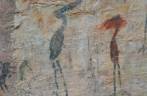 Pinturas rupestres no 'Painel', no Parque Nacional Cavernas do Peruaçu, próximo à Januária - MG