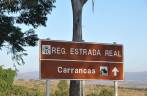Placa indicativa da Estrada Real