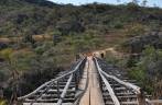Ponte de acesso á Cachoeira dos Cristais, em Diamantina - MG