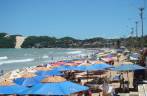 Praia de Ponta Negra lotada, em Natal - RN