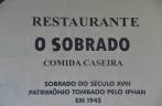 Restaurante em São Cristóvão, cidade histórica e antiga capital de Sergipe