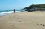 Retornando para Caraíva, na praia de Coruípe, em Trancoso - BA