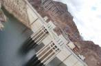 Rio Colorado represado no Hoover Dam, fronteira de Nevada com Arizona, nos Estados Unidos