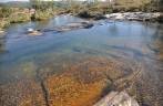 Rio logo abaixo do Poço Esmeralda em Carrancas - MG