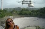 Rádio telescópio de Arecibo, em Porto Rico. O maior do mundo.